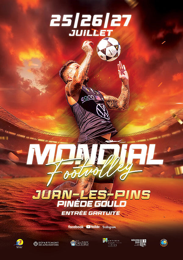 antibes_jlp's tweet image. ⚽️Le Mondial de footvolley s'installe à la Pinède Gould d'#Antibes du 25 au 27 juillet!
L'édition 2025 est parrainée par Marcel Desailly, international français et champion du monde 98!
Les 16 meilleures équipes du monde (Brésil, Paraguay, Israël, Espagne, Italie, Allemagne,…