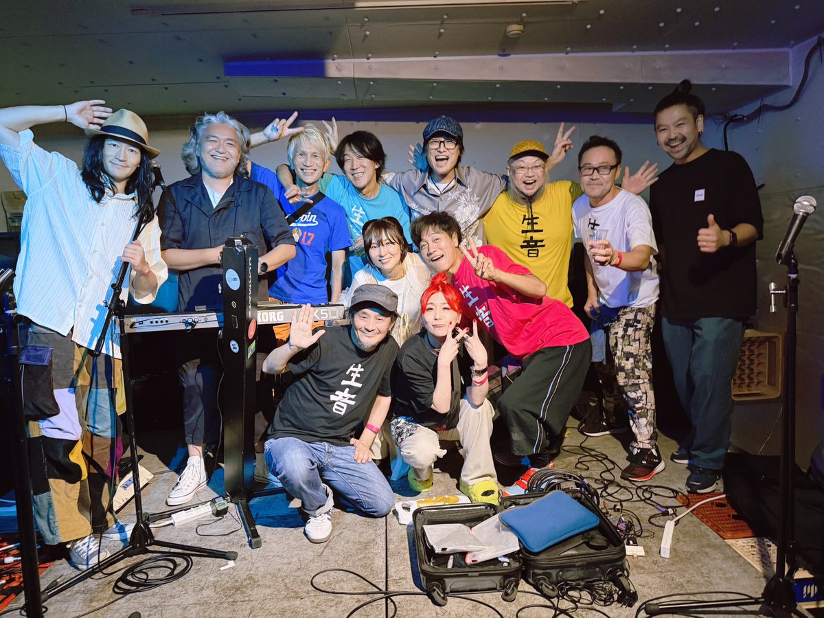 i-dep×生音バンドツアー神戸.大阪.四日市3days公演無事に終了しました！
⁡1日1日が濃密で、どの会場もピースな空気に溢れて。一緒に最高の時間を作ってくれた皆さん、本当にありがとうございました！
更に生音バンドが大好きになった3日間。次は東京で！この熱を持って更にパワーアップしていきます💫