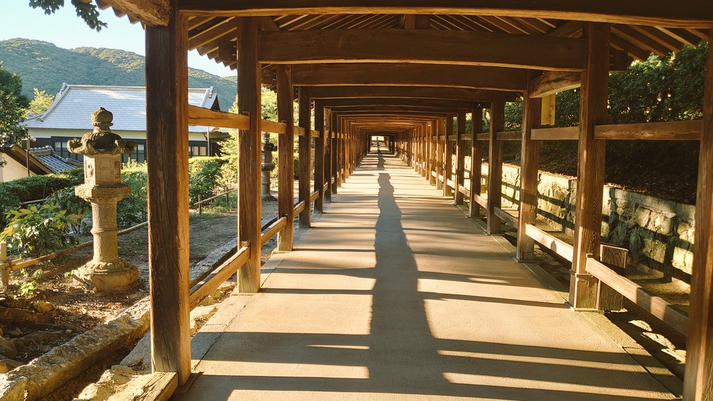 kibitsujinja's tweet image. 夕影
どこか神秘的
しかし
どこか懐かしい
日本の風景
#吉備津神社 #岡山 #廻廊 #県重文 #国宝 #吉備津造 #再建600年