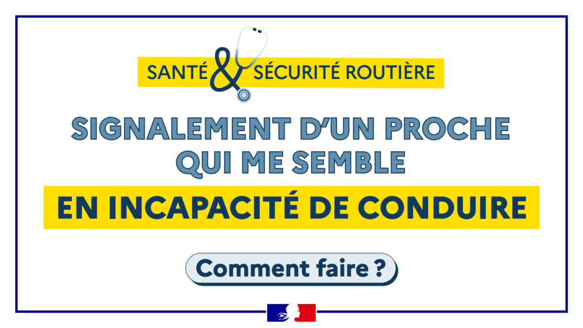 Prefet67's tweet image. #SécuritéRoutière 🚗 | L'aptitude à la conduite, une responsabilité collective
La sécurité sur nos routes nécessite la pleine capacité de chacun à conduire en toute sécurité. Certaines situations médicales peuvent affecter cette aptitude, temporairement ou durablement.⚠️
Vous…