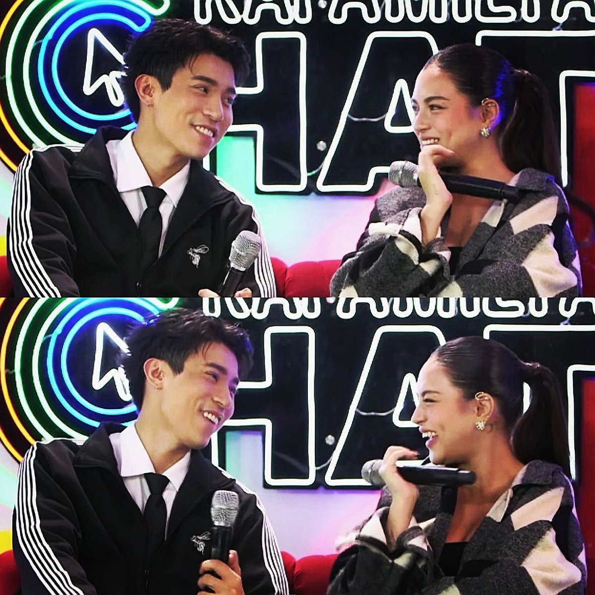 when eyes and smiles speak louder than words 🖤