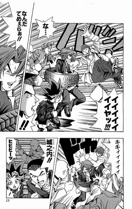 sasamigokko's tweet image. 遊戯王ナイキコラボ、スニーカー内のサソリを避けてコイン多く掴み出した方の勝ちゲームやってて草。すみませんコラボ相手の商品にサソリ入れてナイフで串刺しにしちゃって…該当回の治安が終わっているので…(元々がナイキの人気をパロディした話だけど)