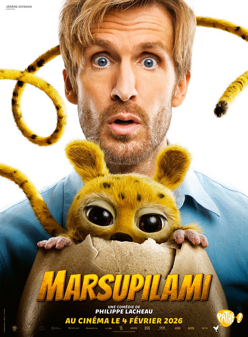 Nicolas LEPRETRE (@salles_obscures) on Twitter photo Découvrez l’affiche teaser du #MARSUPILAMI de Philippe Lacheau, au cinéma le 4 février ! <a href="/pathefrance/">Pathé France</a> Découvrez l’affiche teaser du #MARSUPILAMI de Philippe Lacheau, au cinéma le 4 février ! <a href="/pathefrance/">Pathé France</a>