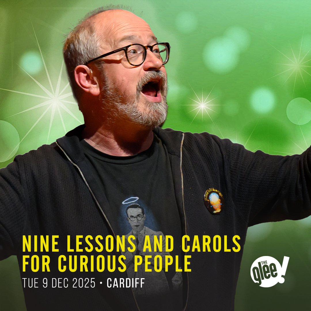 GleeClubCardiff's tweet image. 📣 JUST ANNOUNCED: The iconic Nine Lessons and Carols for Curious People season extravaganza is heading to The Glee Club Cardiff on Tue 9th Dec!
Robin Ince’s pioneering variety night that mashes together science, comedy, music & much more
On sale now 👉 bit.ly/NineLessonsCar…