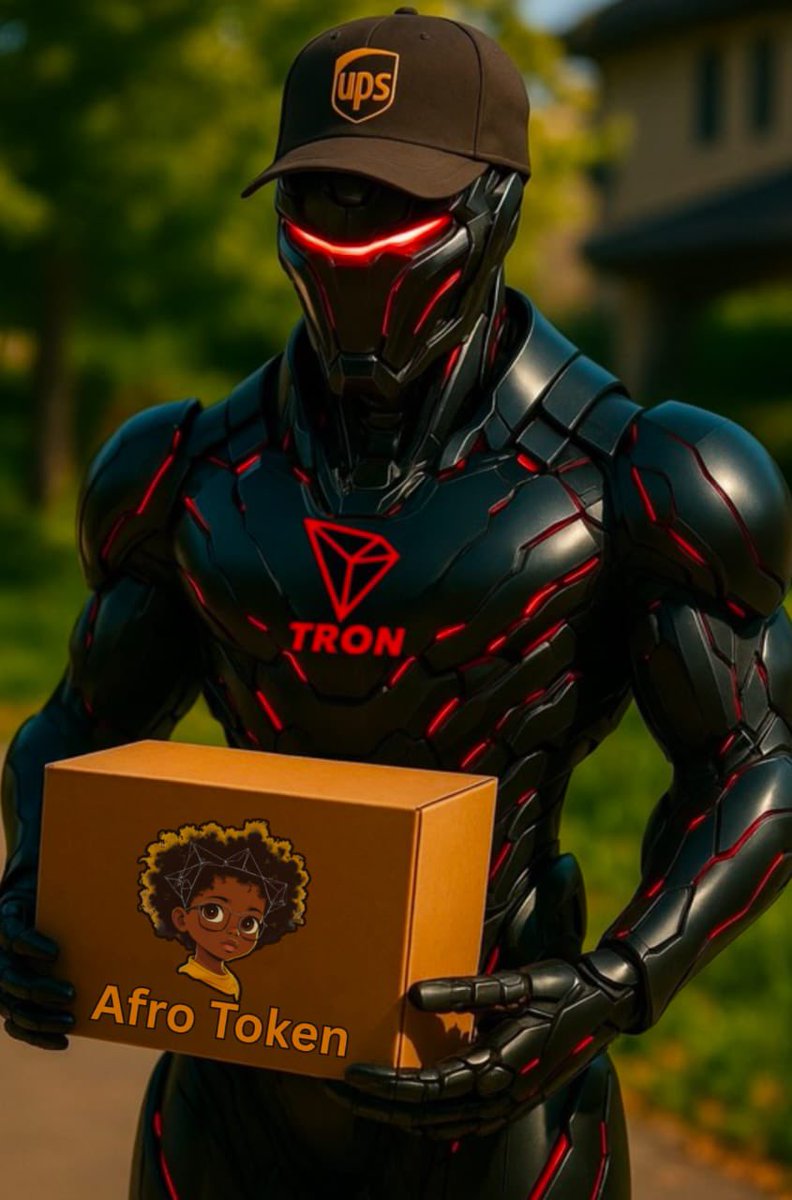 AfroTokenSUN's tweet image. Even the most advanced delivery bot in the metaverse knows what’s valuable.
$AFRO is the package of the future.
From the blockchain battlefield to your digital wallet, we’re delivering value, power, and community.