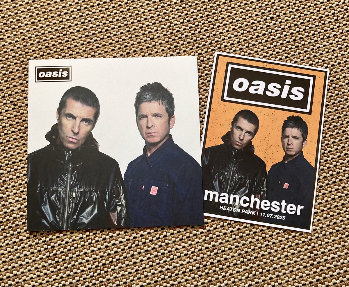Finally arrived #OasisLive25