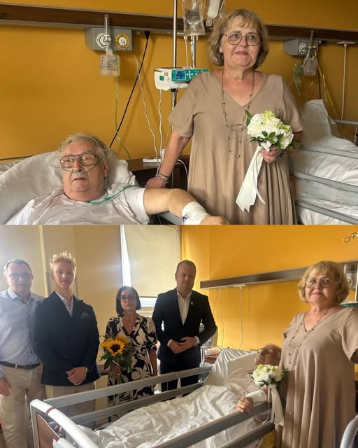 damian_zurawski's tweet image. To jedna z tych historii, które zostają z człowiekiem na długo.🥹
Zaczęło się od krótkiej wiadomości na naszej grupie radnych jeden z kolegów przekazał, że w szpitalu leży starszy Pan. Jego stan jest bardzo poważny. Marzy tylko o jednym: by poślubić kobietę, z którą spędził…