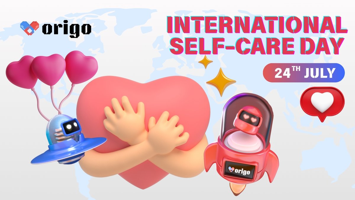 OrigodotFun's tweet image. Today is a global call to prioritize your well-being in all its dimensions: physical, mental, emotional, and digital 🏃🧘😄🧑💻
Self-care isn’t selfish 🫶
It’s a revolutionary act of resilience, a daily investment in your future self, and the foundation of sustainable productivity…
