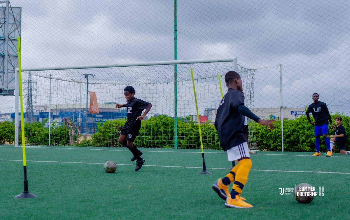 JuveAcademyGh's tweet image. 🔥 Summer Bootcamp Term 2 is ON and it’s LIT! 🔥
Skills are sharpening, goals are flying, and the energy is unmatched! 💪⚽
#JuventusAcademyGhana #SummerBootcamp #TrainLikeAChampion #JuveDNA