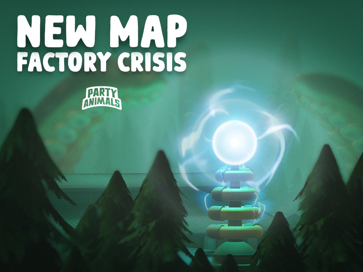 party_animals's tweet image. 🏭 New map "Factory Crisis" now live!
A brewing crisis unfolds in an abandoned factory… Shhh—do you see the looming shadows gathering above?
The brand-new Crisis Mode map "Factory Crisis" is live now. Try it with your friends, now!
#PartyAnimals #Steam #Xbox #PlayStation