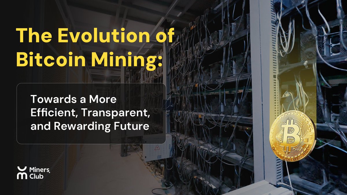 MinersClub77's tweet image. 🌐 The evolution of Bitcoin mining continues!
At Miners.Club, we’re not just mining – we’re supporting a global decentralized economy. Join our mission to make mining more efficient, transparent, and rewarding.
#BTCMining #Crypto #MinersClub #Miner