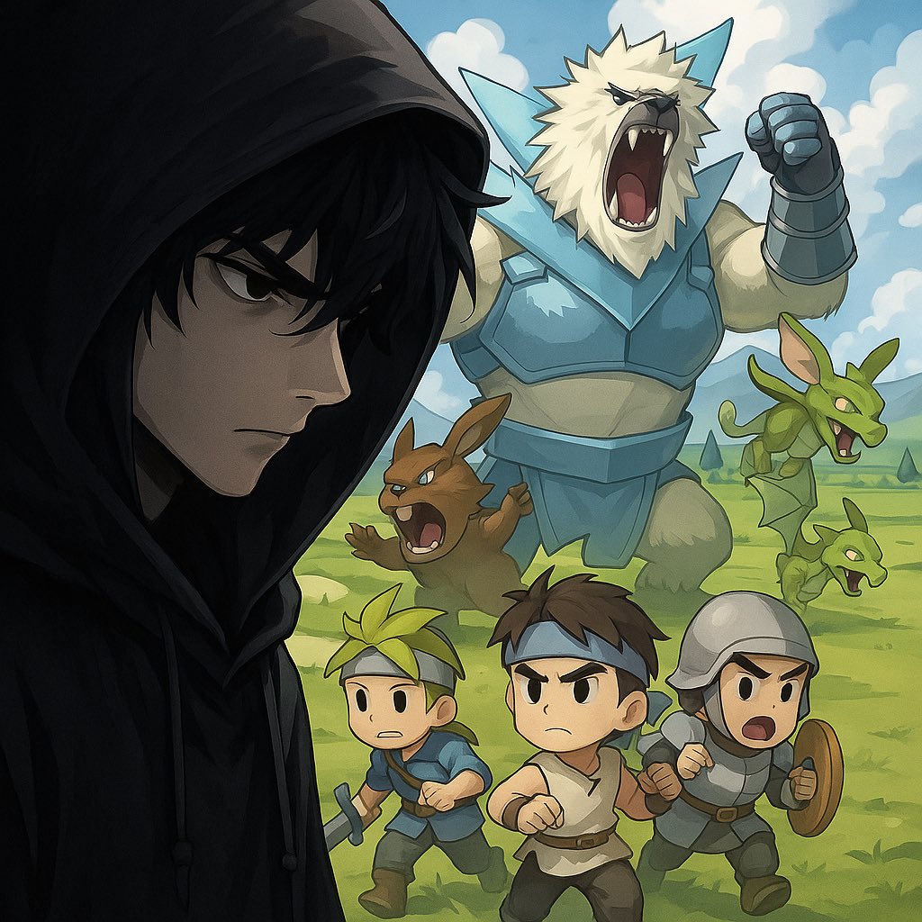_0xClyde's tweet image. They march with roars.
I watch in silence.
Let Lumiterra burn its name into the skies—
I’ve already answered the call.
#gLUMI #Lumiterra @LumiterraGame