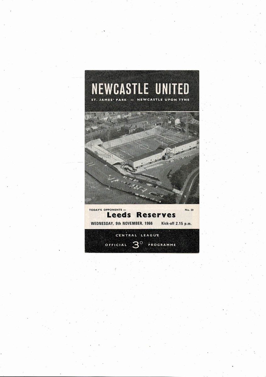 bobsprogrammes's tweet image. Newcastle United v Leeds United Central League Football Programme 1966/67
£4 + Postage
Now available @ bobsprogs.com
@NUFC @NUFCFansBlog @nufcfans @NUFCFansUtd @NUFCFansCorner @LUFC @lufcfans @LUFCFANS1919 @LUFCFanHub @lufcfans