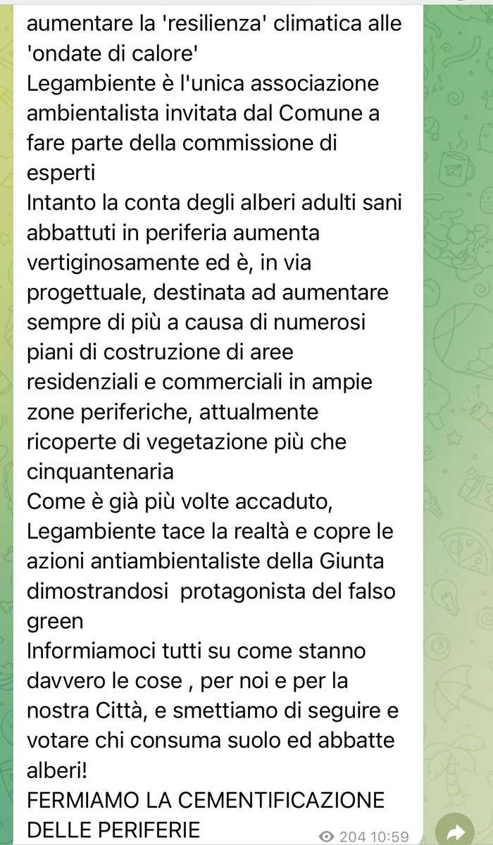 passantedimezzo's tweet image. 🌳Il falso ecologismo di LEGAMBIENTE A Bologna🤑