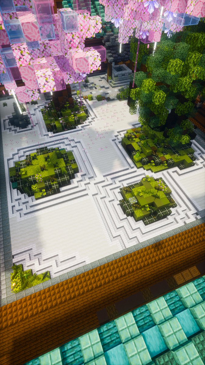 MikuNiki5471's tweet image. 枯山水庭園。
#minecraft建築コミュ #Minecraftbuilds #Minecraft #マイクラ #minecraft建築