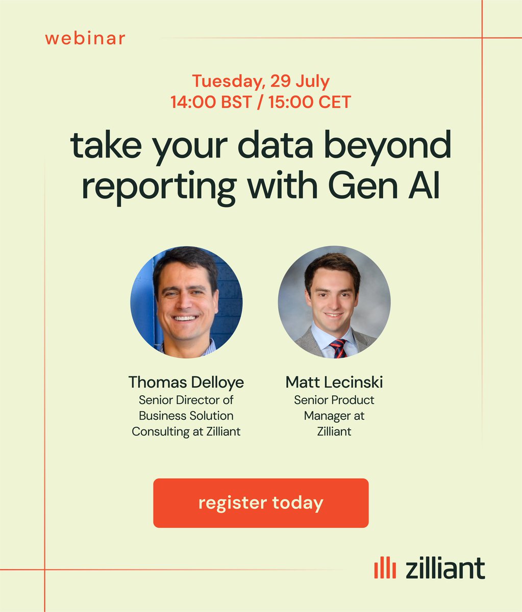 Zilliant (@zilliant) on Twitter photo ๐ Still digging through old reports to find margin leaks?
๐
Join us on ๐ฎ๐ต ๐๐๐น๐ for a live demo of ๐ญ๐ถ๐น๐น๐ถ๐ฎ๐ป๐ ๐๐ฒ๐ป ๐๐ ๐ฃ๐ฟ๐ถ๐ฐ๐ถ๐ป๐ด ๐๐ป๐ฎ๐น๐๐๐ถ๐ฐ๐ with Thomas Delloye & Matt Lecinski.
๐ซ Register ๐ bigmarker.com/zilliant1/dataโฆ
#GenAI #PricingAnalytics #B2B ๐ Still digging through old reports to find margin leaks?
๐
Join us on ๐ฎ๐ต ๐๐๐น๐ for a live demo of ๐ญ๐ถ๐น๐น๐ถ๐ฎ๐ป๐ ๐๐ฒ๐ป ๐๐ ๐ฃ๐ฟ๐ถ๐ฐ๐ถ๐ป๐ด ๐๐ป๐ฎ๐น๐๐๐ถ๐ฐ๐ with Thomas Delloye & Matt Lecinski.
๐ซ Register ๐ bigmarker.com/zilliant1/dataโฆ
#GenAI #PricingAnalytics #B2B