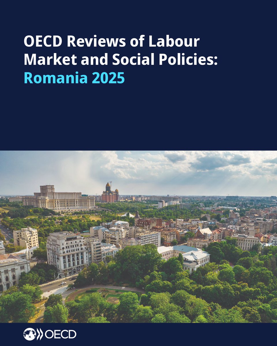 OECD_Social's tweet image. 📣 Just released: The @OECD’s Review of Labour Market and Social Policies in #Romania, prepared in the context of Romania’s accession process.
Find out how #Romania compares to OECD countries in the areas of employment, social and migration policy: oe.cd/686