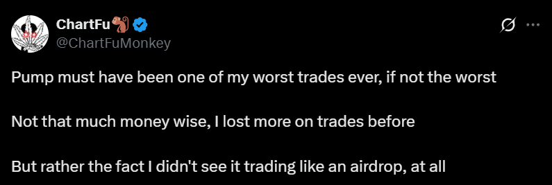 lorenzoxbt's tweet image. crazy how $PUMP is officially the worst trade of the  year for so many

Ansem, ChartFu, Rasmr, everyone got baited into thinking participating in the presale was a good idea

haven&apos;t looked at the chart, but in vibe trading, this would be the signal to go long here

while…