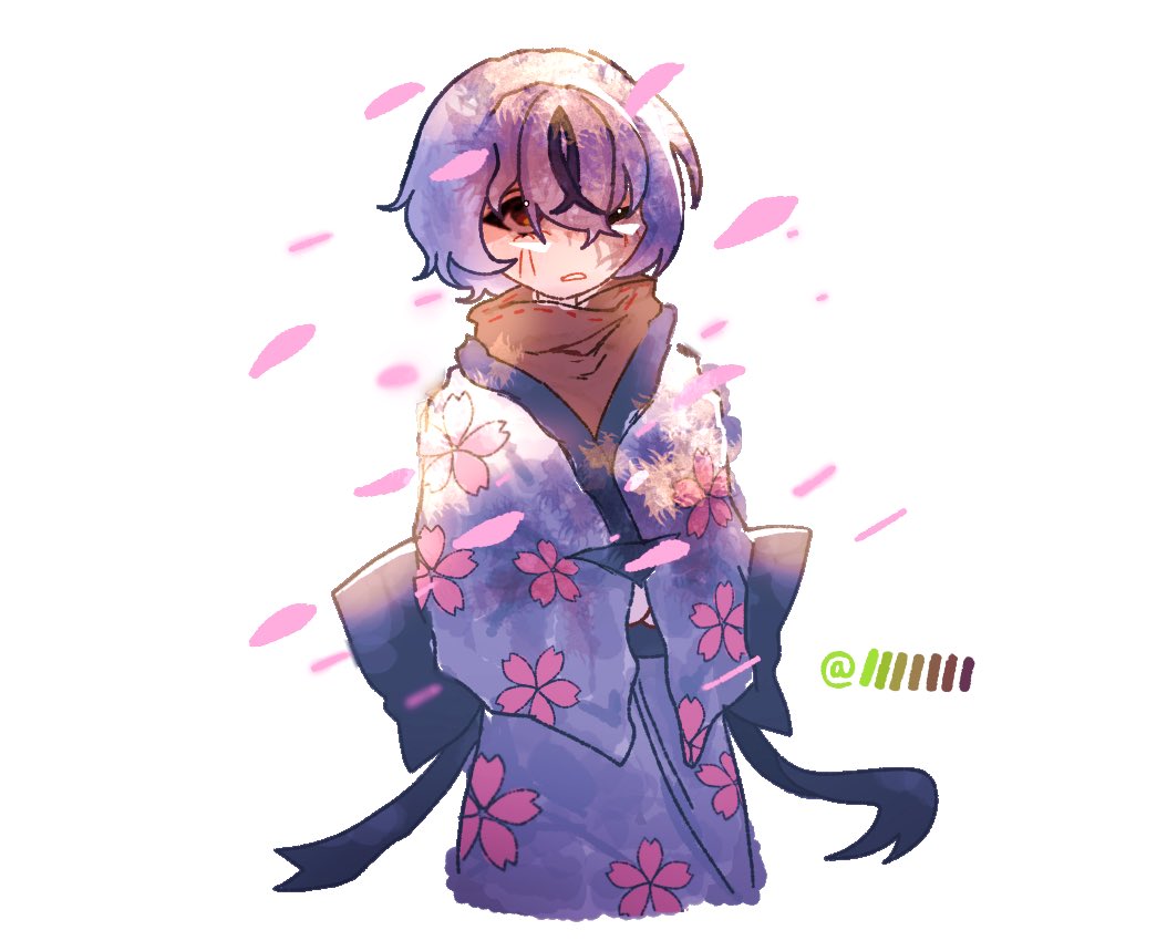 浴衣を着たゆきさん        🌸🎐