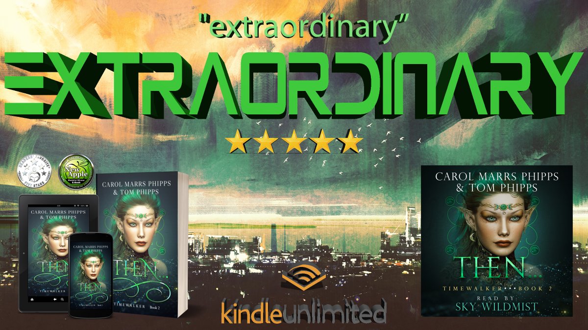 #RT THEN… Timewalker, Book 2
“After only a few pages, I realized that, although the stakes were high in book one, “Then...” takes things to a whole new level.”

💥getbook.at/then 
#FREE with #KindleUnlimited