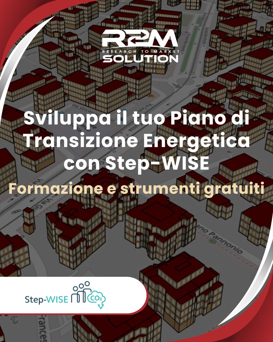 R2M Solution (@r2msolution) on Twitter photo Formazione gratuita per enti pubblici e consulenti energetici!
Con #StepWISE impari a redigere PAESC con strumenti avanzati come <a href="/IESVE/">The IES Team</a>, assistenza tecnica e metodologie smart.
Posti limitati!
📅 Info & iscrizioni 👉 lifeprojects.r2msolution.com/step-wise-vko-… Formazione gratuita per enti pubblici e consulenti energetici!
Con #StepWISE impari a redigere PAESC con strumenti avanzati come <a href="/IESVE/">The IES Team</a>, assistenza tecnica e metodologie smart.
Posti limitati!
📅 Info & iscrizioni 👉 lifeprojects.r2msolution.com/step-wise-vko-…
