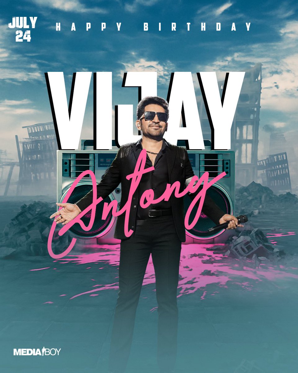 Media Boy (@mediaboy_offl) on Twitter photo Happy Birthday to the Multi-Talented <a href="/vijayantony/">vijayantony</a>! 🎶🎬
Wishing you a day filled with happiness, peace, and success.
May this new year bring you even more milestones and unforgettable moments. Keep shining, maestro! 🌟🎂
#HappyBirthdayVijayAntony #VijayAntony Happy Birthday to the Multi-Talented <a href="/vijayantony/">vijayantony</a>! 🎶🎬
Wishing you a day filled with happiness, peace, and success.
May this new year bring you even more milestones and unforgettable moments. Keep shining, maestro! 🌟🎂
#HappyBirthdayVijayAntony #VijayAntony