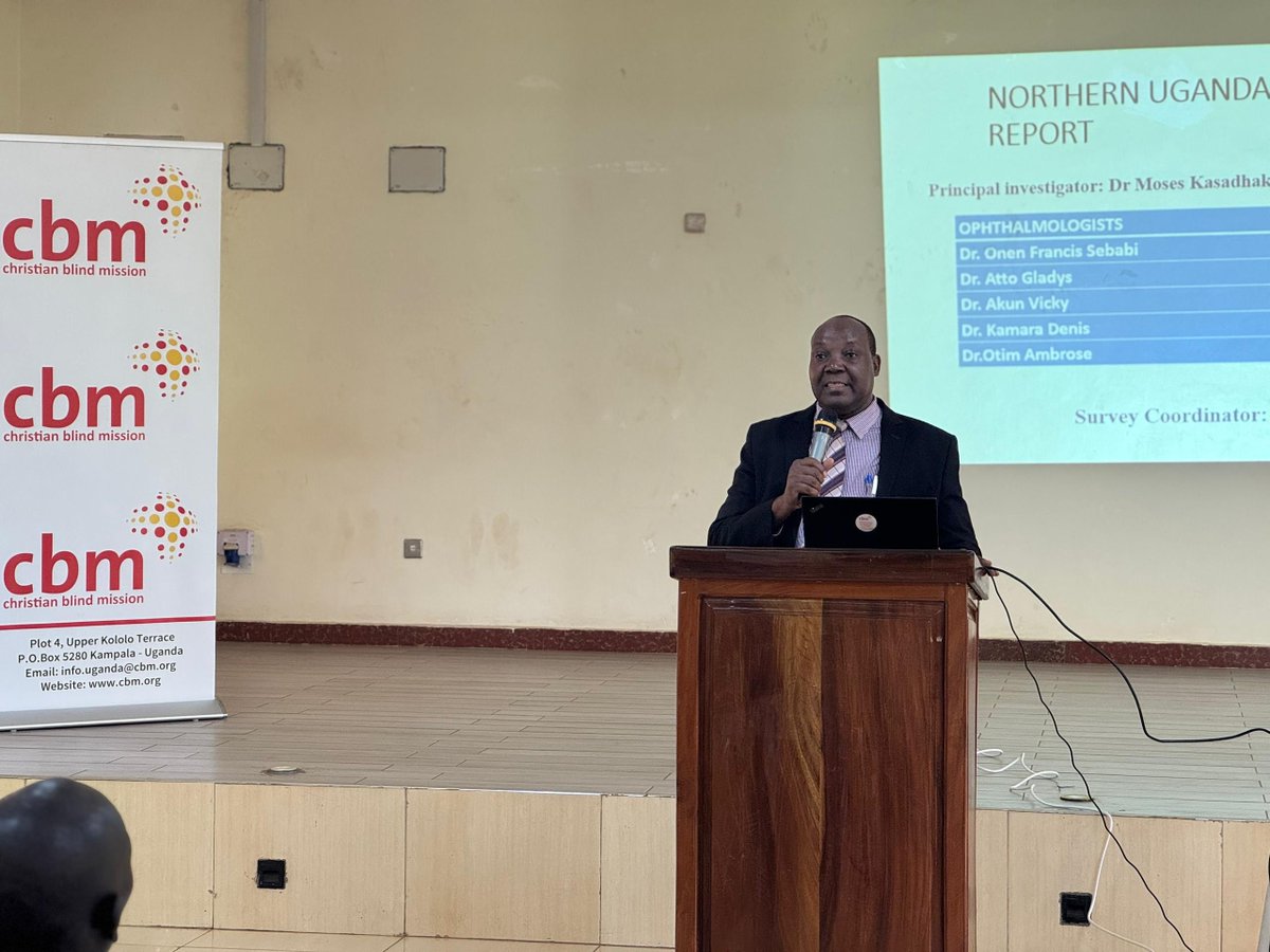 jquesiga's tweet image. Yesterday I had the privilege of joining the @MinofHealthUG and the District LGs of Agago, Amuru, Pader, Kitgum and Lamwo for the dissemination of findings from the RAAB Survey on avoidable blindness in Northern Uganda.
This data is more than numbers, it’s a reflection of the…