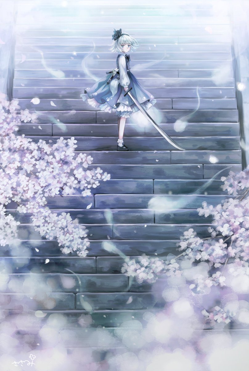sasamik_'s tweet image. 冥界　#東方Project