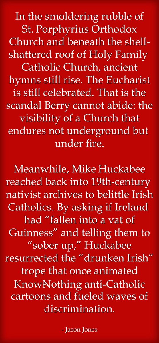 Guinness, Gaza, and the Gospel: When Ethno-Nationalism Masquerades as Faith - Crisis Magazine crisismagazine.com/opinion/guinne…