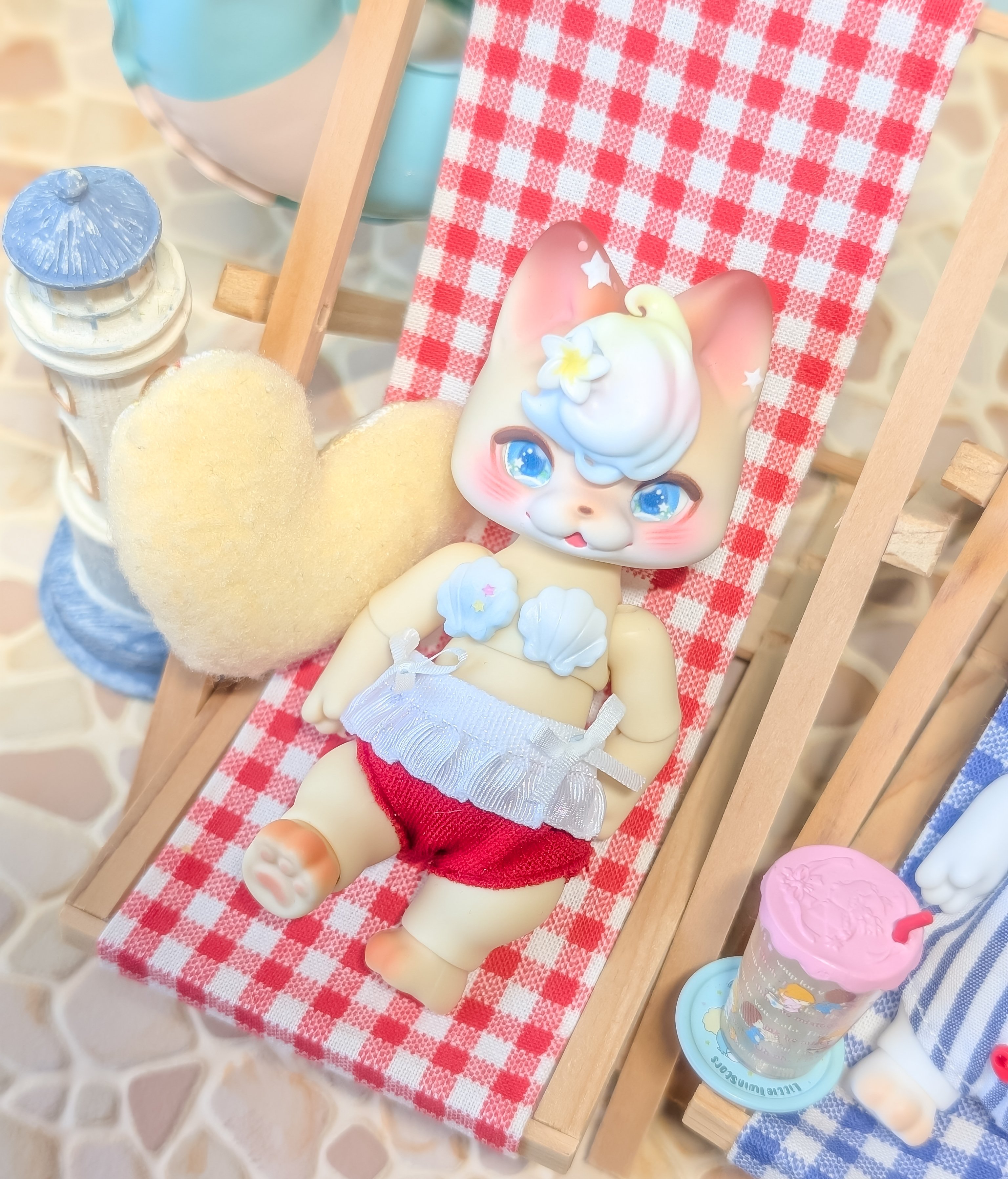 No.0 ハンドメイド双子ネコちゃん✳︎ 顔はめ大好き紅猫さん | 2025年2月 ありすふぁーむ (静岡県