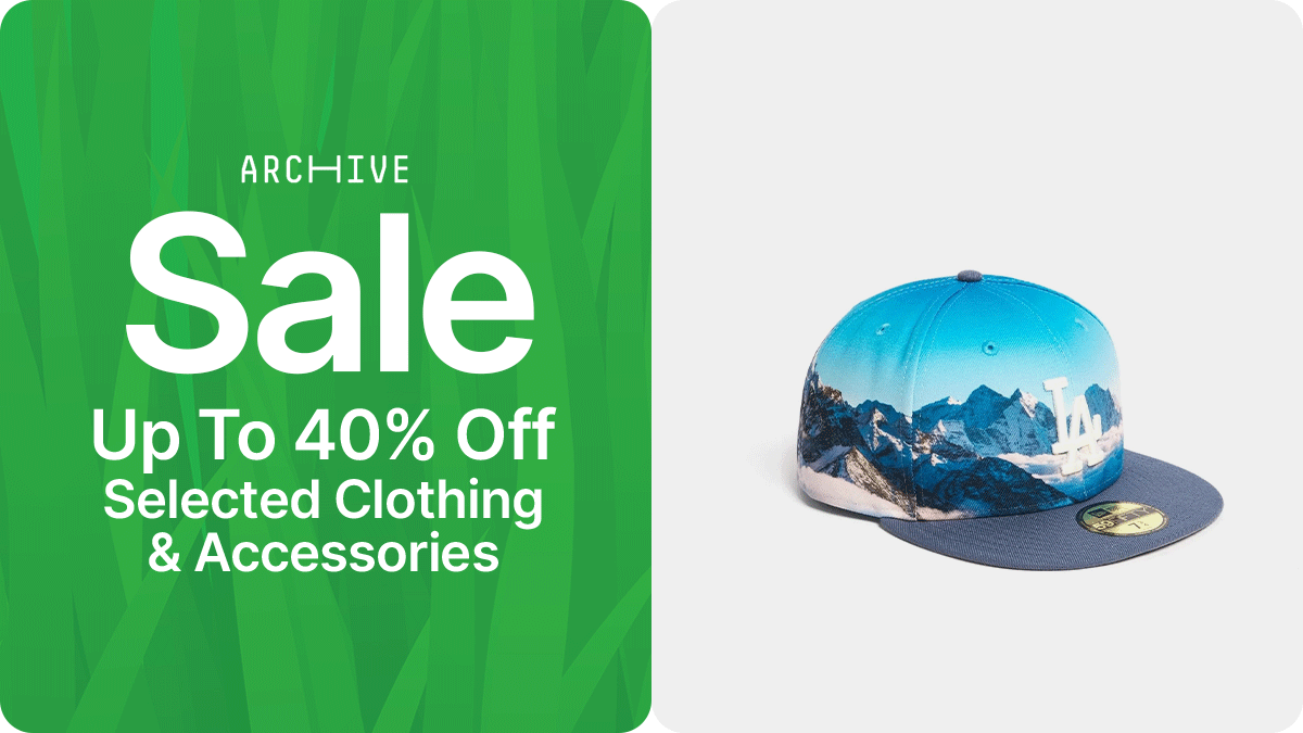 SALE 🚨

Get up to 40% OFF the original price on selected clothing &amp; accessories when you shop in-store &amp; online on the Archive storefront via Bash.

Shop now, offer available from 24 July 2025. While stock lasts. T’s &amp; C’s Apply.
E&amp;OE.

Link in our bio.