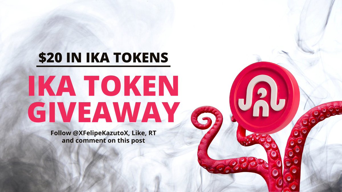 FelipeKazuto | Kazuto.sui | γπ¦γπ π¦/acc (@xfelipekazutox) on Twitter photo π $20 IKA TOKEN GIVEAWAY π
This is the first giveaway I'll be holding to celebrate <a href="/ikadotxyz/">Ikaγπ¦γ</a> TGE and mainnet. Take advantage of this opportunity to win $IKA tokens!
β
How to participate
1. Follow <a href="/XFelipeKazutoX/">FelipeKazuto π§π·π΅πΉ | Kazuto.sui |γπ¦γπ</a>
2. Like and retweet this post
3. Tag 3 Sui friends and leave π $20 IKA TOKEN GIVEAWAY π
This is the first giveaway I'll be holding to celebrate <a href="/ikadotxyz/">Ikaγπ¦γ</a> TGE and mainnet. Take advantage of this opportunity to win $IKA tokens!
β
How to participate
1. Follow <a href="/XFelipeKazutoX/">FelipeKazuto π§π·π΅πΉ | Kazuto.sui |γπ¦γπ</a>
2. Like and retweet this post
3. Tag 3 Sui friends and leave