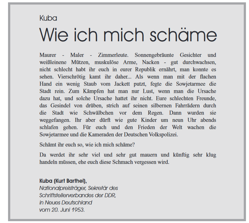 AndreThess's tweet image. Kulturschaffende im Sozialismus
Fundstück, mit etwas Verspätung, passend zum 17. Juni.