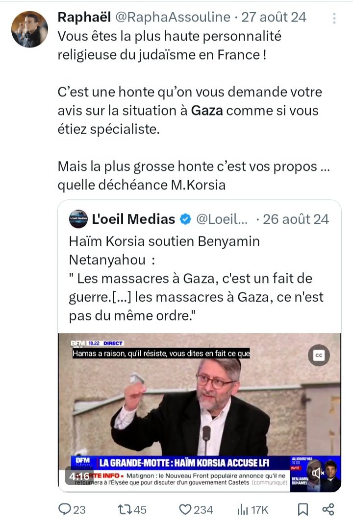 Collectif des Vigilants (@ccoolvigi) on Twitter photo <a href="/Yonathan_Arfi/">Yonathan Arfi</a> <a href="/GOLDMANNAriel/">Ariel Goldmann</a> <a href="/wargonm/">Mathias Wargon</a> <a href="/RaphaAssouline/">Raphaël</a> Je requiers l’ajout de cette pièce contre Raphaël Assouline, à l’encontre de <a href="/HaimKorsia/">Haïm Korsia</a>, devant votre honneur, Monsieur <a href="/wargonm/">Mathias Wargon</a>. <a href="/Yonathan_Arfi/">Yonathan Arfi</a> <a href="/GOLDMANNAriel/">Ariel Goldmann</a> <a href="/wargonm/">Mathias Wargon</a> <a href="/RaphaAssouline/">Raphaël</a> Je requiers l’ajout de cette pièce contre Raphaël Assouline, à l’encontre de <a href="/HaimKorsia/">Haïm Korsia</a>, devant votre honneur, Monsieur <a href="/wargonm/">Mathias Wargon</a>.