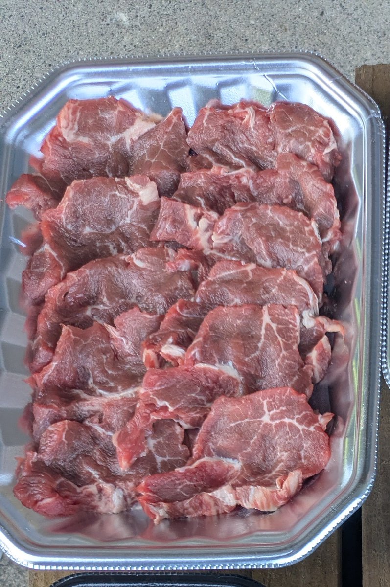 PRATT__Bi's tweet image. 今日のお肉
牛タン　ミスジ　ハラミ

やっぱフライパンより美味いな〜😋