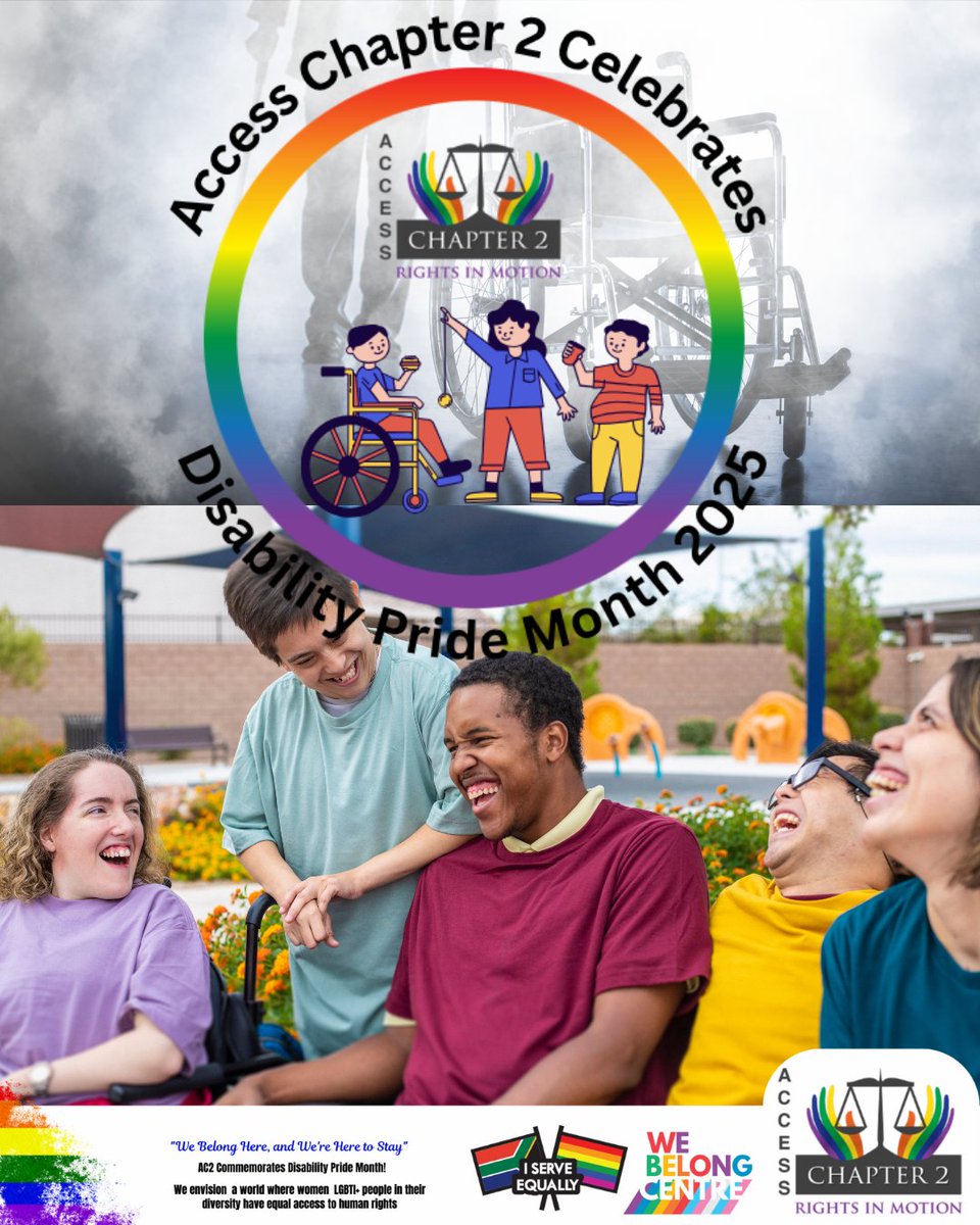 Access Chapter 2 celebrates Disability Pride Month 2025!
We honour the strength, joy, and dignity of people with disabilities.
#DisabilityPrideMonth #InclusionNow #AccessChapter2 #WeBelongHere