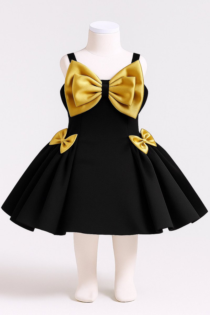 Ceediqoh's tweet image. For a little princess 😍😍😍 The school’s graduation color code was black with a touch of gold, and we sure delivered🥰🥰🥰