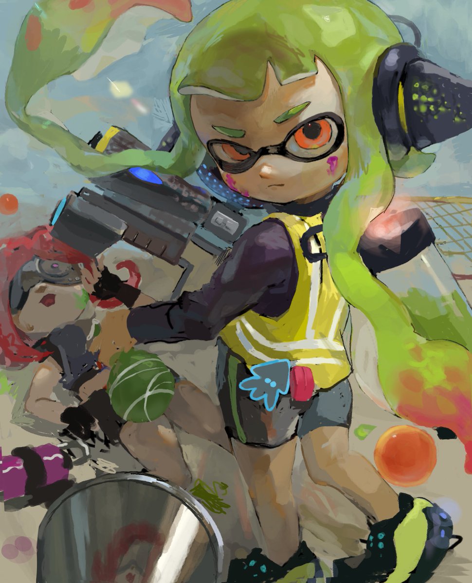 mepo__1's tweet image. 完成、載せてなかった3号🦑
