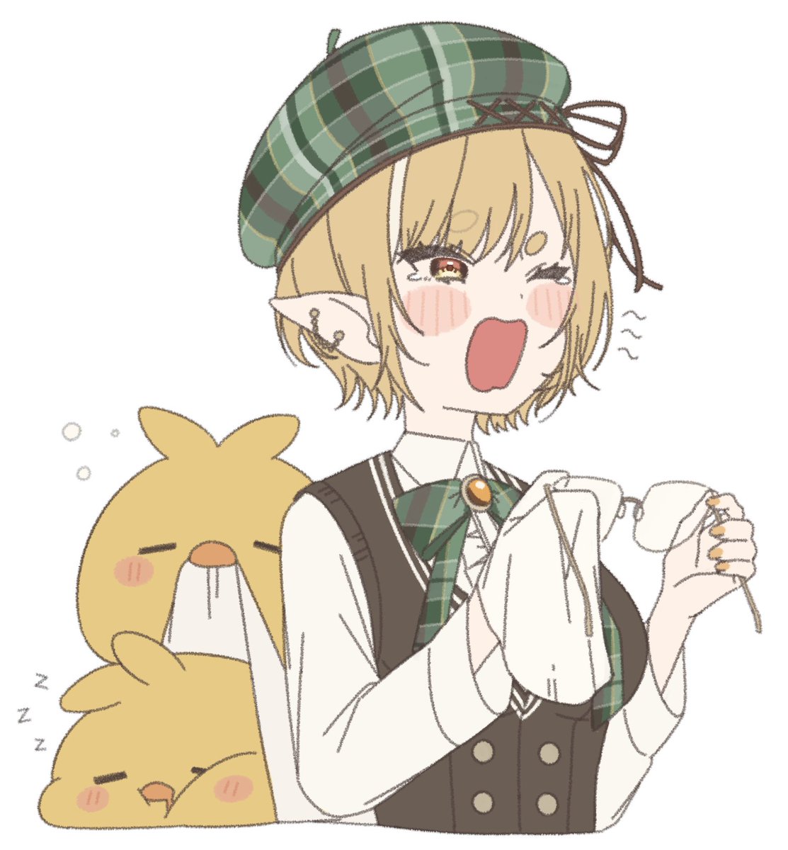 Yanagi_Kanna's tweet image. Good Morning~
It's time to wake up right?π΄