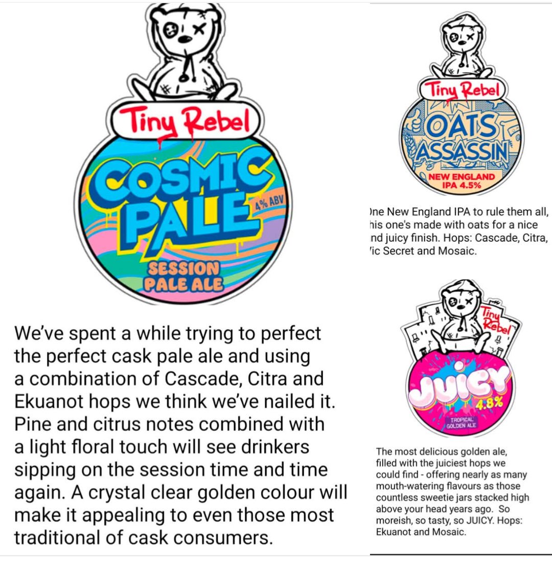 The Garden House (@thegardenhouse5) on Twitter photo <a href="/RealAleFinder/">Real Ale Finder App</a>
<a href="/NorwichCAMRA/">Norwich & District CAMRA 🍺</a> <a href="/tinyrebelbrewco/">Tiny Rebel</a>
Lots of #Tinyrebel just gone on and lots more for you to enjoy <a href="/RealAleFinder/">Real Ale Finder App</a>
<a href="/NorwichCAMRA/">Norwich & District CAMRA 🍺</a> <a href="/tinyrebelbrewco/">Tiny Rebel</a>
Lots of #Tinyrebel just gone on and lots more for you to enjoy
