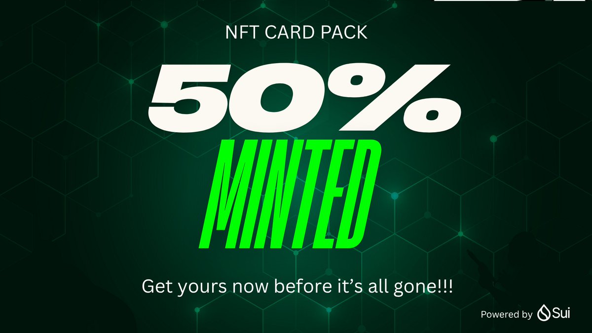 Project_Jcard's tweet image. 🎉 WOW! Over 50% of the supply is already GONE for both the Legendary card packs! 🚀
🙏 Thank you so much for your amazing support, fam! 🫶
⚡ But it’s not over yet—there’s still time! Secure your packs before they’re completely SOLD OUT!
👉 Don’t miss your chance:…