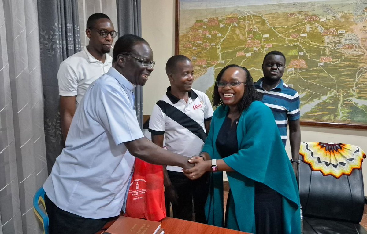 jquesiga's tweet image. I had the honour of visiting His Grace Raphael p'Mony Wokoroach, the Archbishop of Gulu Archdiocese, at his residence to personally thank him for his unwavering support in championing the rights of persons with disabilities and strengthening eye health services across Northern…