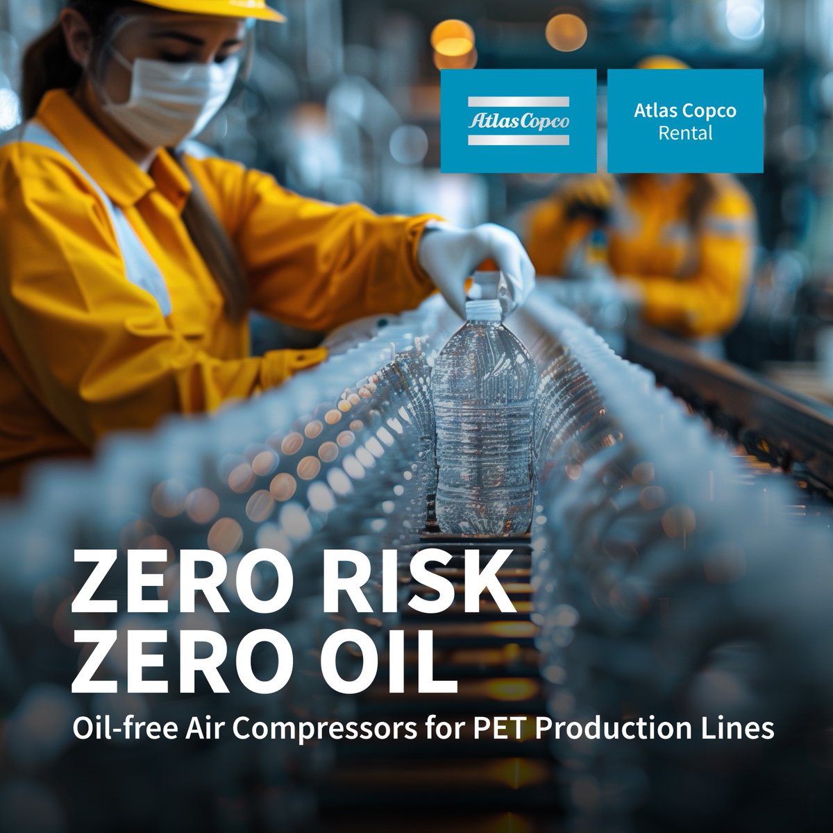 No oil. No risk.
Our ISO-certified oil-free air compressors are built for PET bottle production—ensuring clean, safe, and reliable performance every time.
Protect your product. Minimise downtime.
bit.ly/4lC62V0
#BottleBlowing #OilFreeAir #PETProduction #CompressedAir