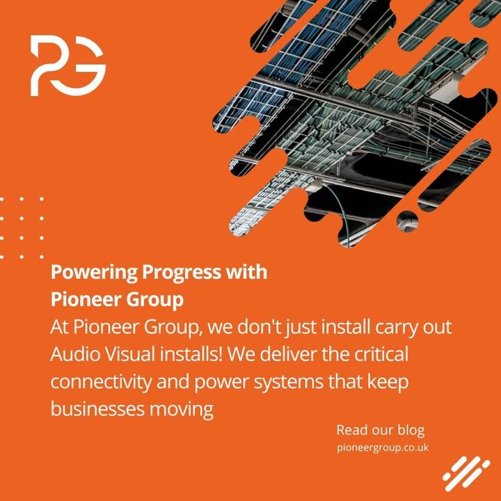 Ready to elevate your tech game? At Pioneer Group, we specialise in top-tier electrical contracting and structured cabling solutions for today’s workplaces! Our expert team uses cutting-edge tech to ensure seamless connectivity and quality. #avtweeps pioneergroup.co.uk/powering-progr…