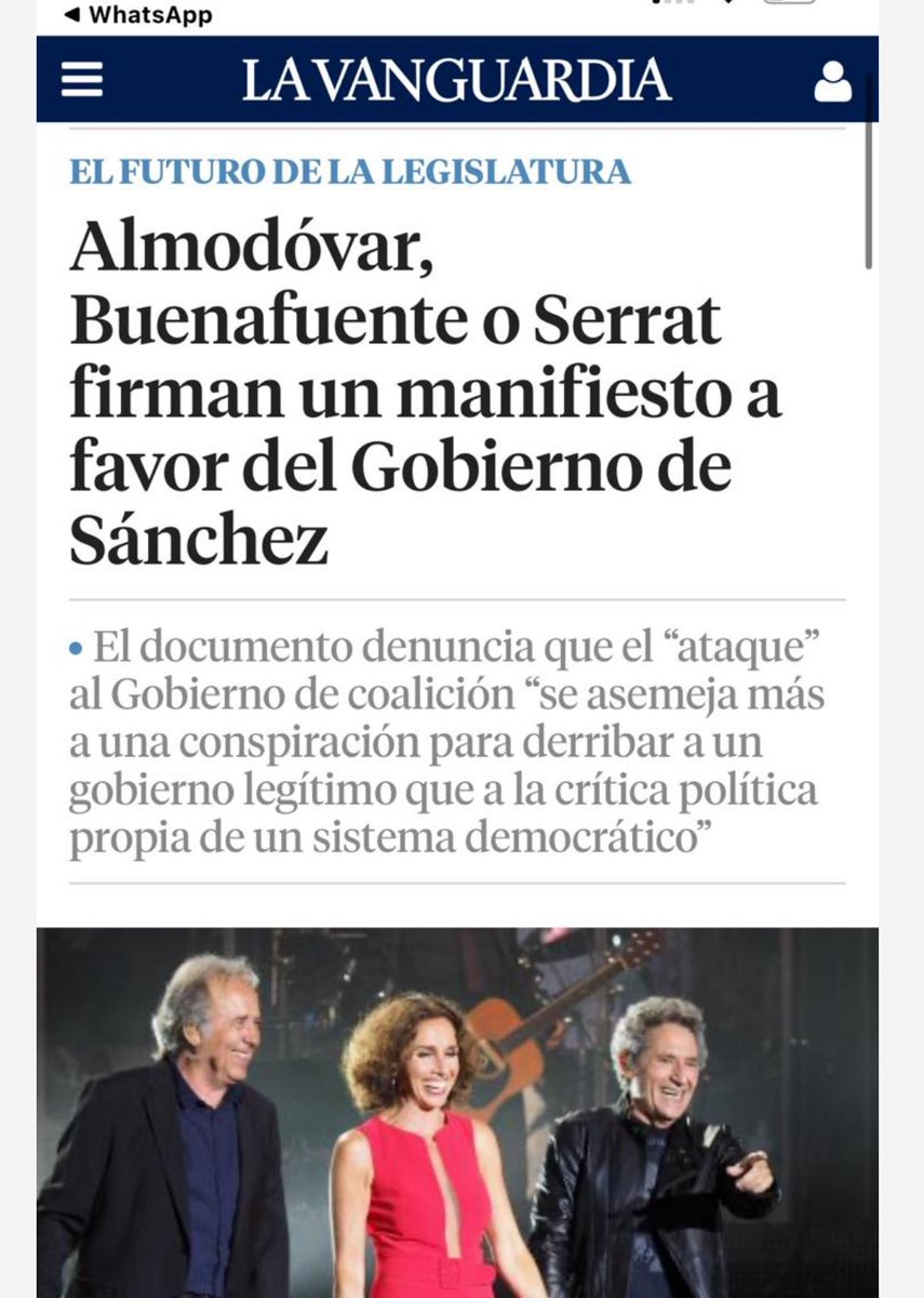Andreu Buenafuente (@buenafuente) on Twitter photo El Ășnico manifiesto que he firmado es el de pararlaguerra.es NADA MĂS. Todo lo que pienso lo digo a travĂ©s de la comedia. No sĂ© nada del que estĂĄ circulando #periodismo. <a href="/LaVanguardia/">La Vanguardia</a> El Ășnico manifiesto que he firmado es el de pararlaguerra.es NADA MĂS. Todo lo que pienso lo digo a travĂ©s de la comedia. No sĂ© nada del que estĂĄ circulando #periodismo. <a href="/LaVanguardia/">La Vanguardia</a>