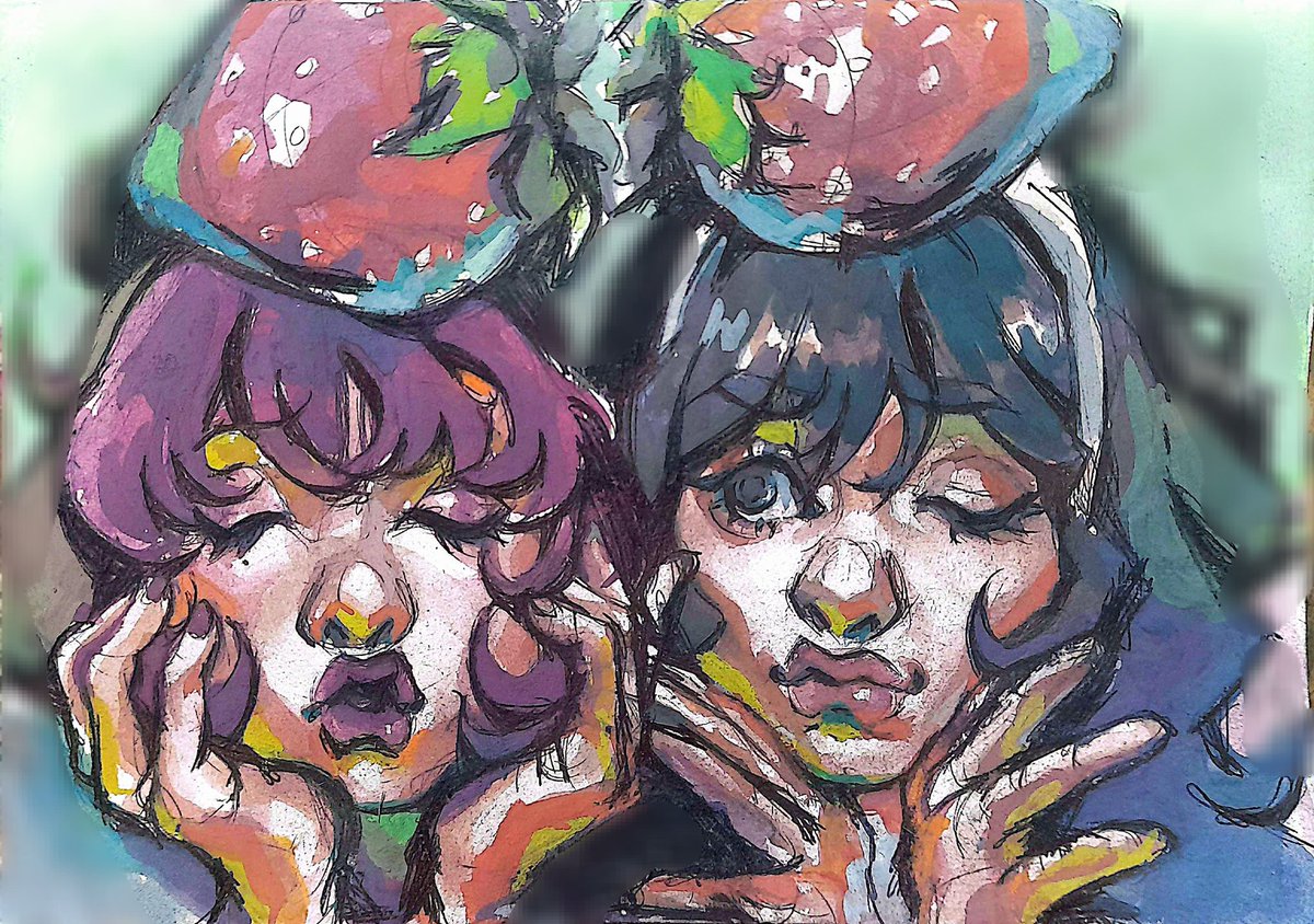tutunz_79's tweet image. Who do you guys think I enjoyed coloring more?
#artmoots #artwork