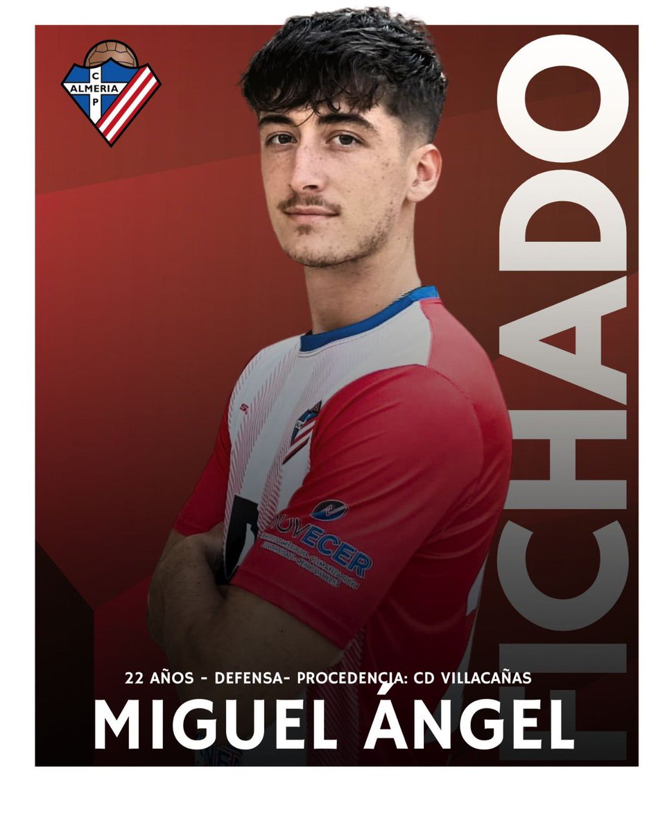 Fichaje | Temporada 2025/2026

Miguel Ángel, 22 años (Almería), es el nuevo fichaje para el Poli. Juega de lateral izquierdo, y llega procedente del CD Villacañas (3ª RFEF), con el que ha jugado el Playoff de ascenso a 2ª RFEF.

¡Bienvenido Miguel Ángel!

polialmeria.es/miguel-angel-n…