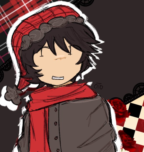 otomachii's tweet image. art trade with @crowbarjackk