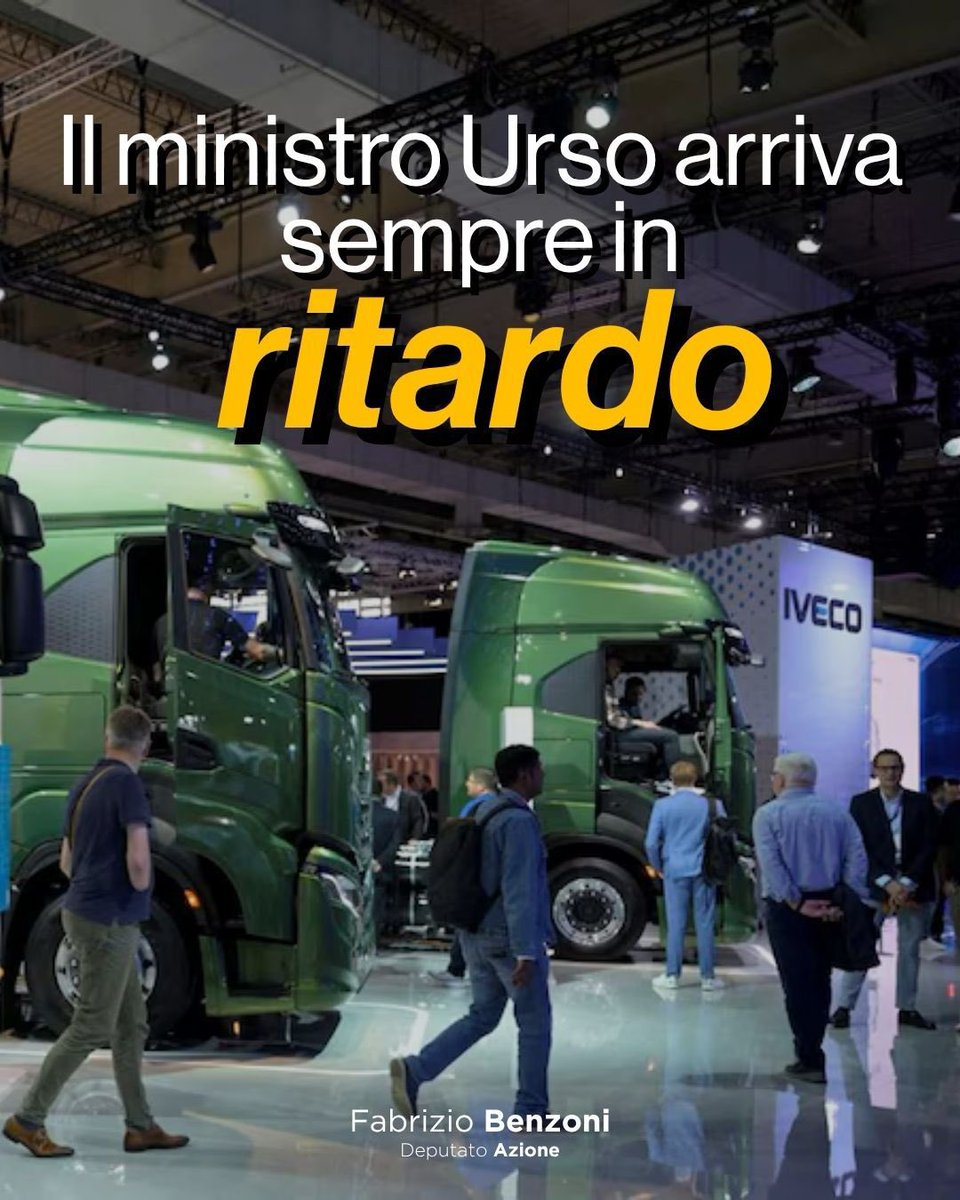 fabriziobenzoni's tweet image. Questo Governo sembra non saper valutare e gestire i processi industriali complessi. Questo é altamente preoccupante.
#automotive