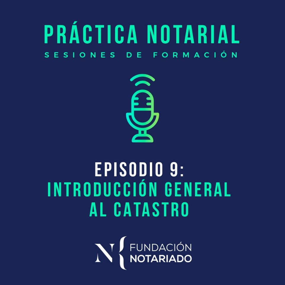 Fundación Notariado (@fnotariado) on Twitter photo 🎧 Ya está disponible el noveno episodio de nuestro podcast 𝗣𝗿𝗮́𝗰𝘁𝗶𝗰𝗮 𝗻𝗼𝘁𝗮𝗿𝗶𝗮𝗹, dirigido a empleados de notarías. En esta ocasión, hablamos sobre 𝙄𝙣𝙩𝙧𝙤𝙙𝙪𝙘𝙘𝙞𝙤́𝙣 𝙜𝙚𝙣𝙚𝙧𝙖𝙡 𝙖𝙡 𝙘𝙖𝙩𝙖𝙨𝙩𝙧𝙤, de la mano de Carmen Rodríguez Pérez, notaria de Cieza 🎧 Ya está disponible el noveno episodio de nuestro podcast 𝗣𝗿𝗮́𝗰𝘁𝗶𝗰𝗮 𝗻𝗼𝘁𝗮𝗿𝗶𝗮𝗹, dirigido a empleados de notarías. En esta ocasión, hablamos sobre 𝙄𝙣𝙩𝙧𝙤𝙙𝙪𝙘𝙘𝙞𝙤́𝙣 𝙜𝙚𝙣𝙚𝙧𝙖𝙡 𝙖𝙡 𝙘𝙖𝙩𝙖𝙨𝙩𝙧𝙤, de la mano de Carmen Rodríguez Pérez, notaria de Cieza